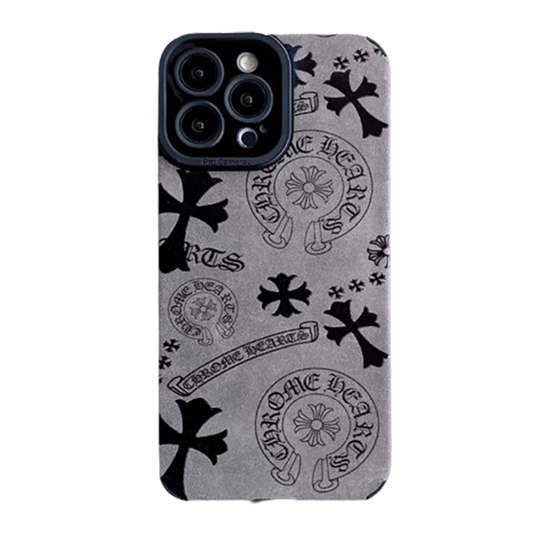 Chrome Hearts Leather iPhone Case