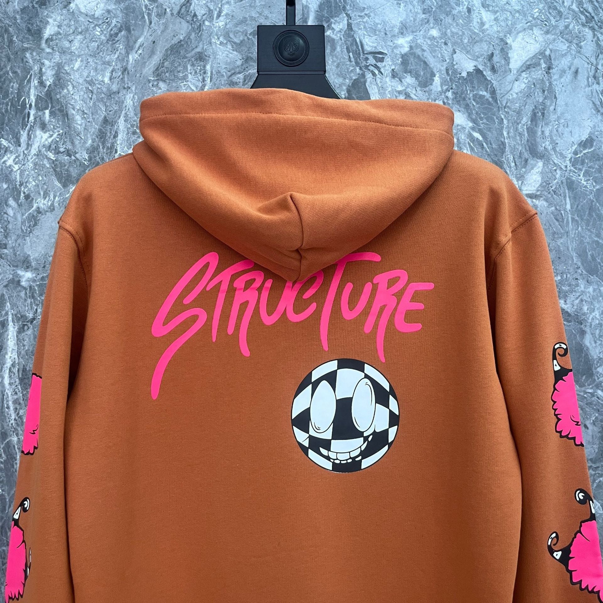 CHH Chrome Heart Hoodie Chrome Hearts Autumn/Winter Croix blue matty graffiti embroidered sweater