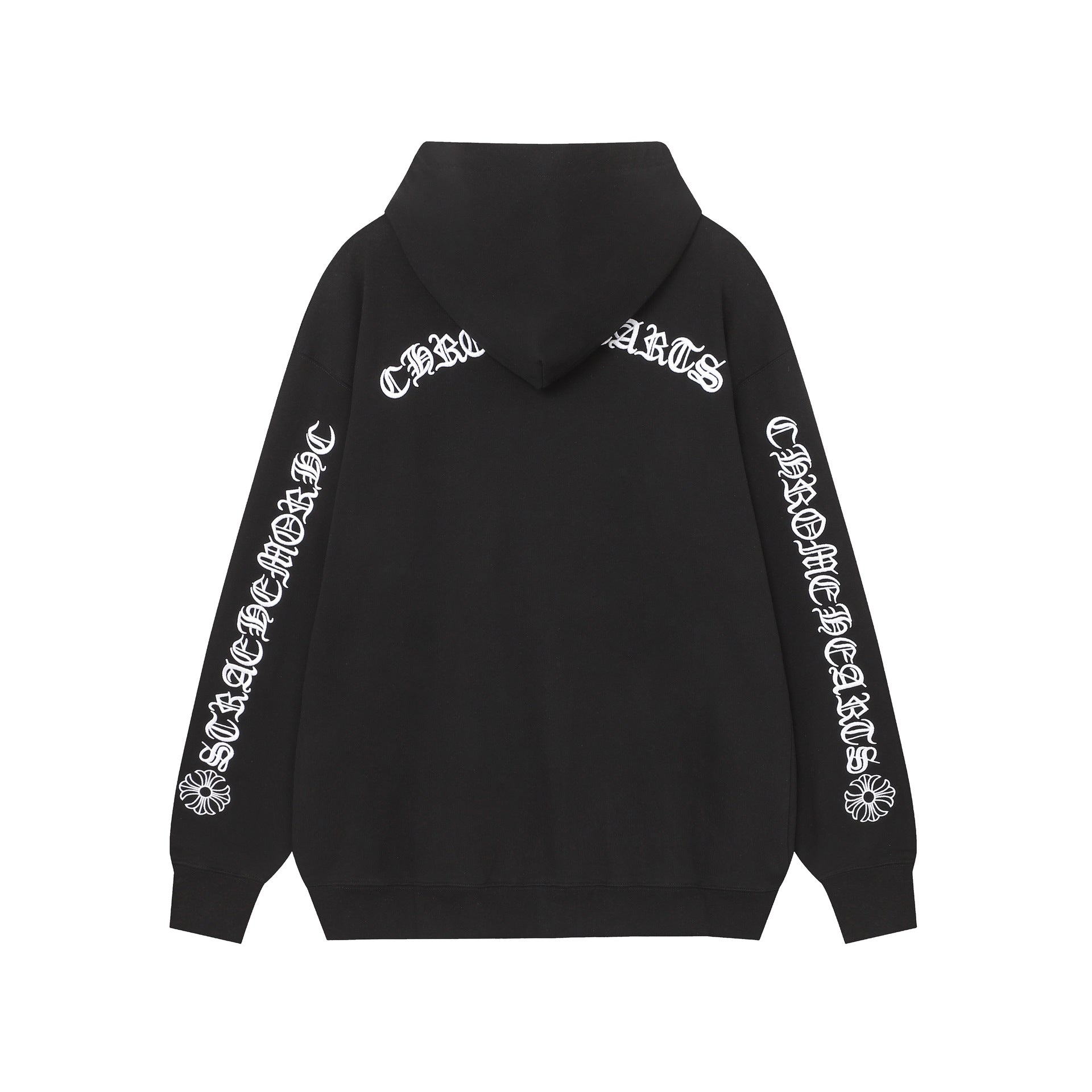 CHH Chrome Heart Hoodie Chrome Heart Sanskrit embroidered hooded sweater cardigan