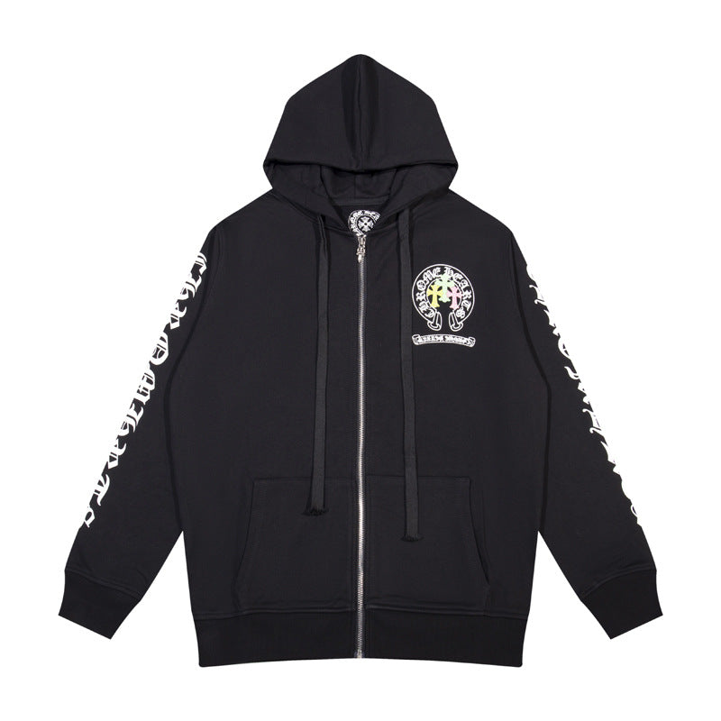 CHH Chrome Heart Hoodie Chrome Heart Clover Zip Cardigan Hooded Sweater