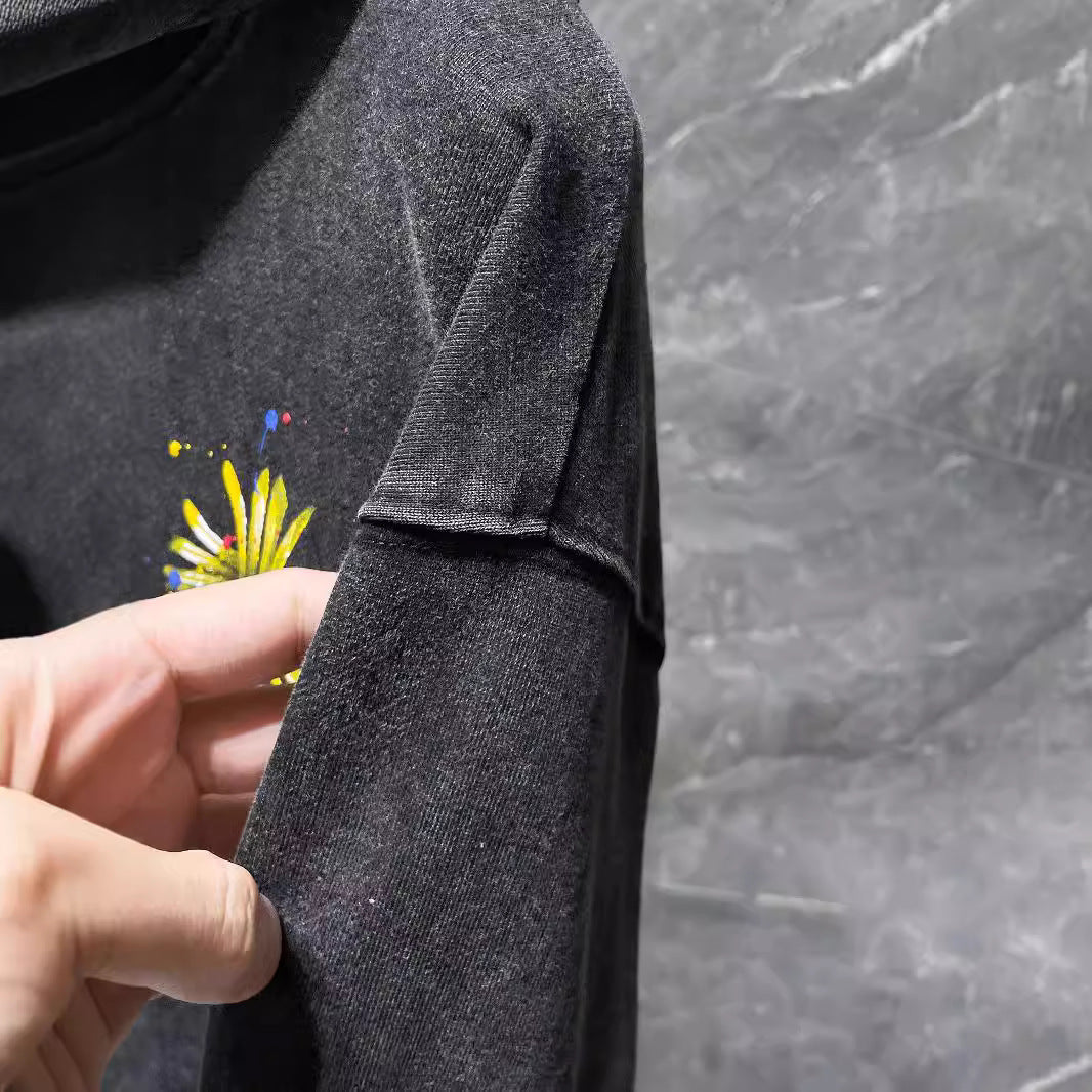 CHH Chrome Heart Hoodie Autumn/Winter Colored Cross Hooded Pullover Sweater