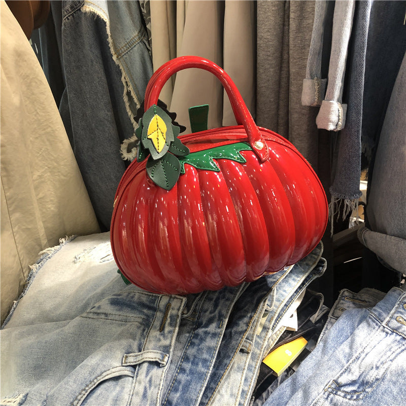 Chh Chrome Heart Leather Bag Pumpkin Bag Styling