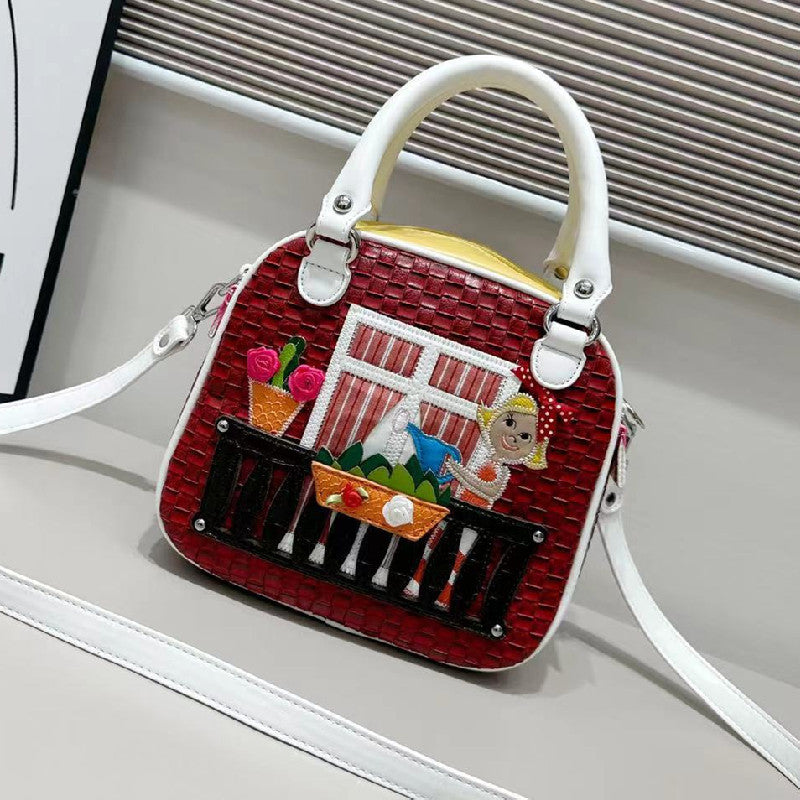 Chh Chrome Heart Leather Bag Handbag Crossbody Bag