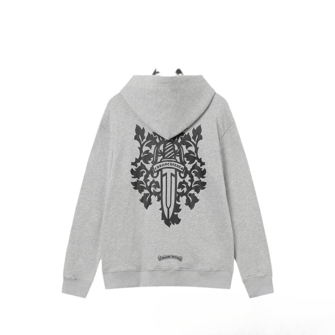 CHH Chrome Heart Hoodie Chrome Heart Sanskrit embroidered hooded sweater sweater